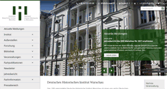 Desktop Screenshot of dhi.waw.pl