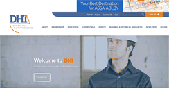Desktop Screenshot of dhi.org